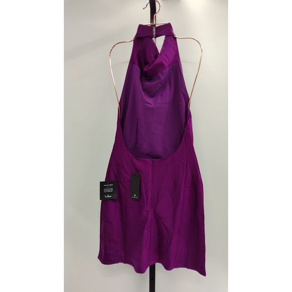 Lulus Purple Basic Sleeved Dress X-Small - Picture 2 of 2